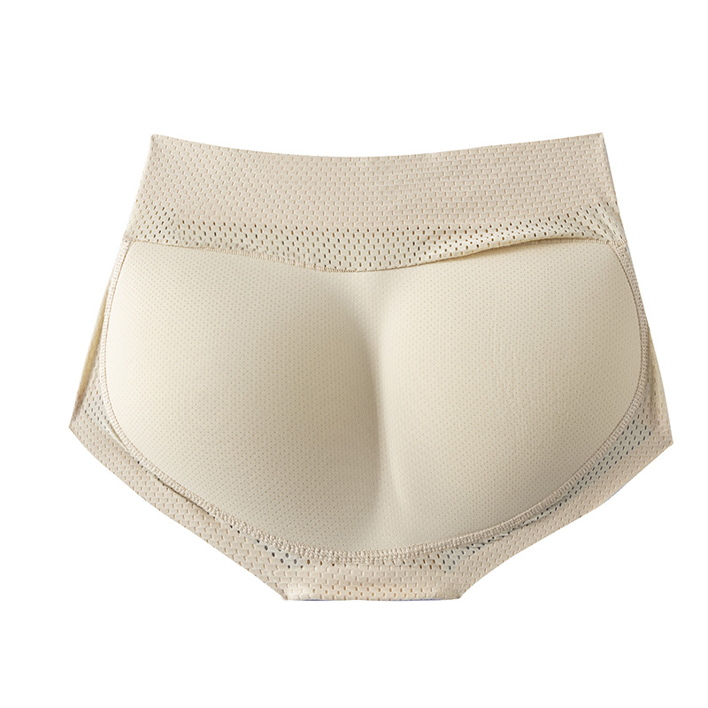 Falso Butt pad gadget de levantamiento de cadera ropa interior de elevación de cadera de melocotón fino de verano de las mujeres cadera sin costuras que forma Pantalones