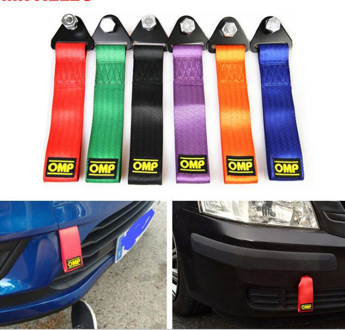 Car modification trend, creative trailer rope, personalized trailer with front bumper, headband, towing hook, car trailer rope