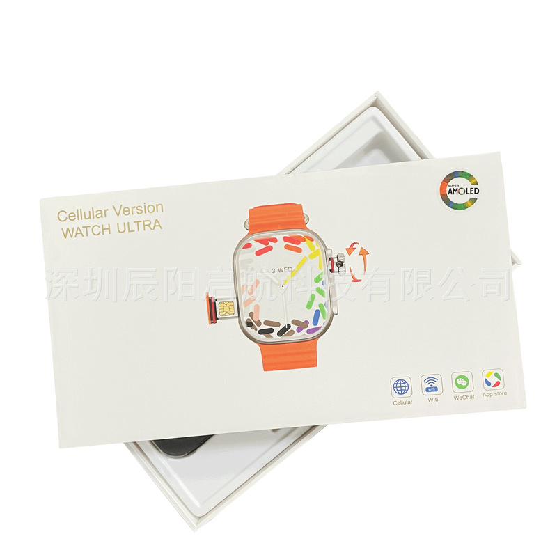 5g Sim Card Compatible Cd-S9 Watch with Independent App Download + 190-Degree Rotating Camera for Photography, Cross-Border Hot Sale