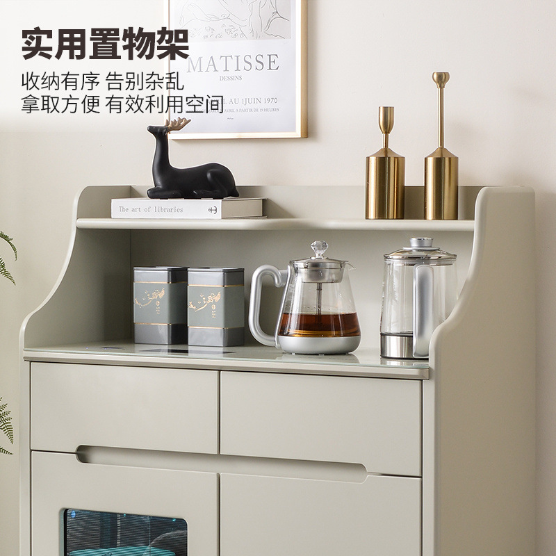 Máquina de té inteligente de voz máquina de beber automática doméstica de té de hierba 2024 nuevo fondo de la olla en el gabinete de agua francesa