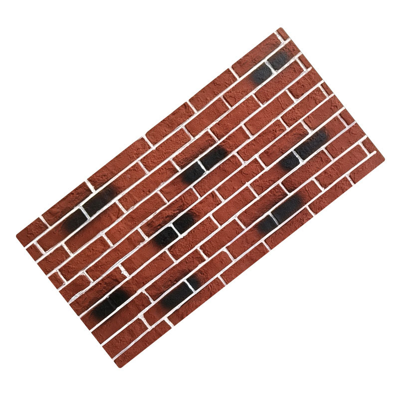 Pu ladrillo cultural tablero grande luz exterior pared antigua Villa decoración tienda piedra ligera cuero piedra cultural fabricante