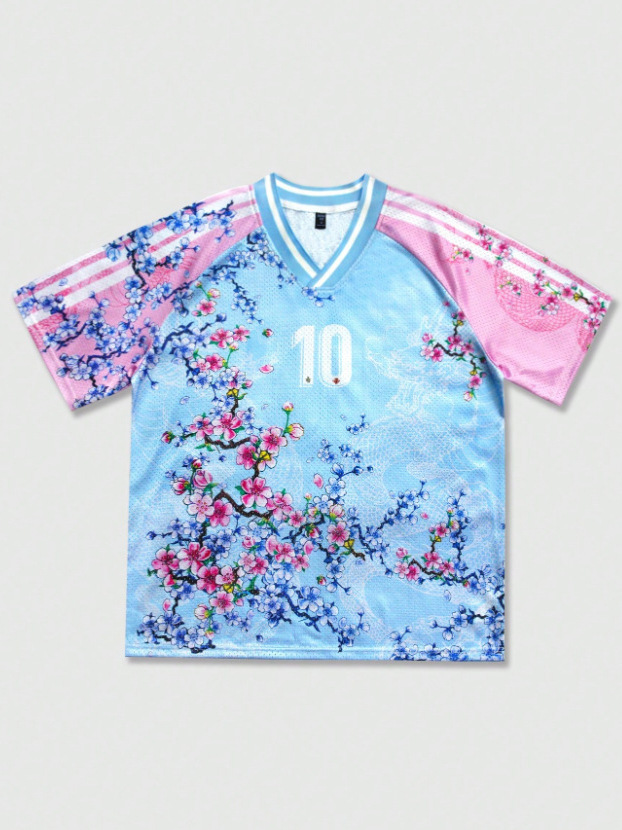 Fábrica directa de verano americano locomotora transfronteriza estilo de diseño de estilo hip hop personalidad camiseta de manga corta al por mayor