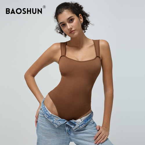 Clearance non-return exchange yoga suit athletic training one-piece suit seamless yoga shoulder straps triangular one-piece clothing