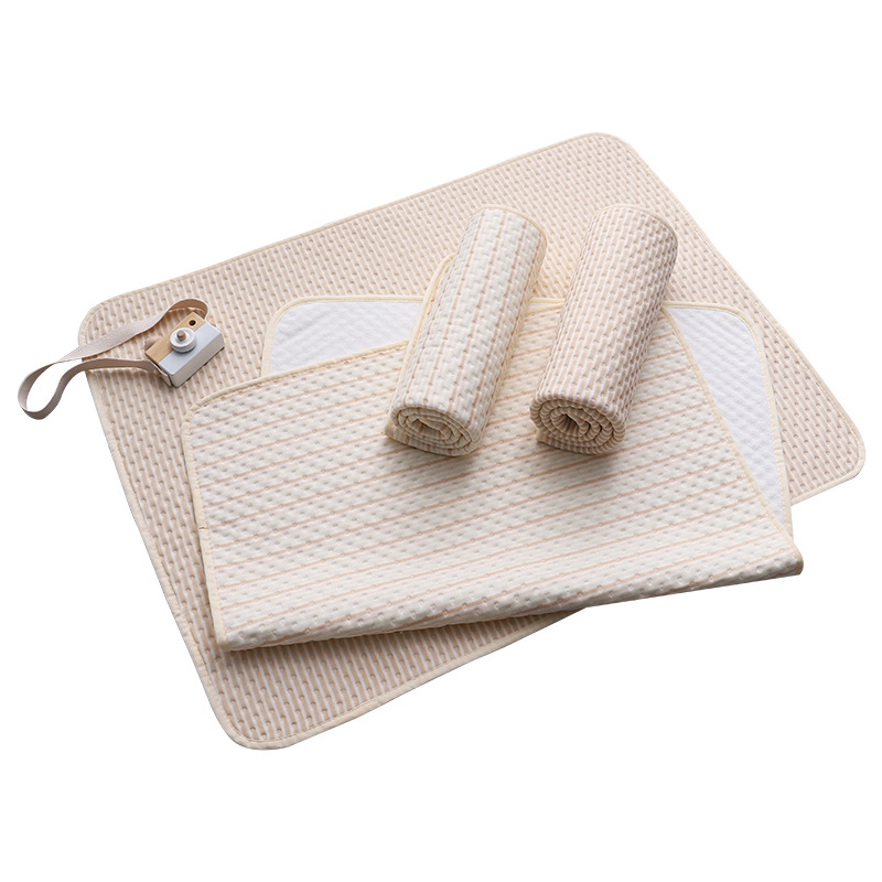 Almohadilla de pañal de algodón de color bebé almohadilla a prueba de fugas de algodón lavable transpirable almohadilla de Enfermería de gran tamaño almohadilla de la tía menstrual