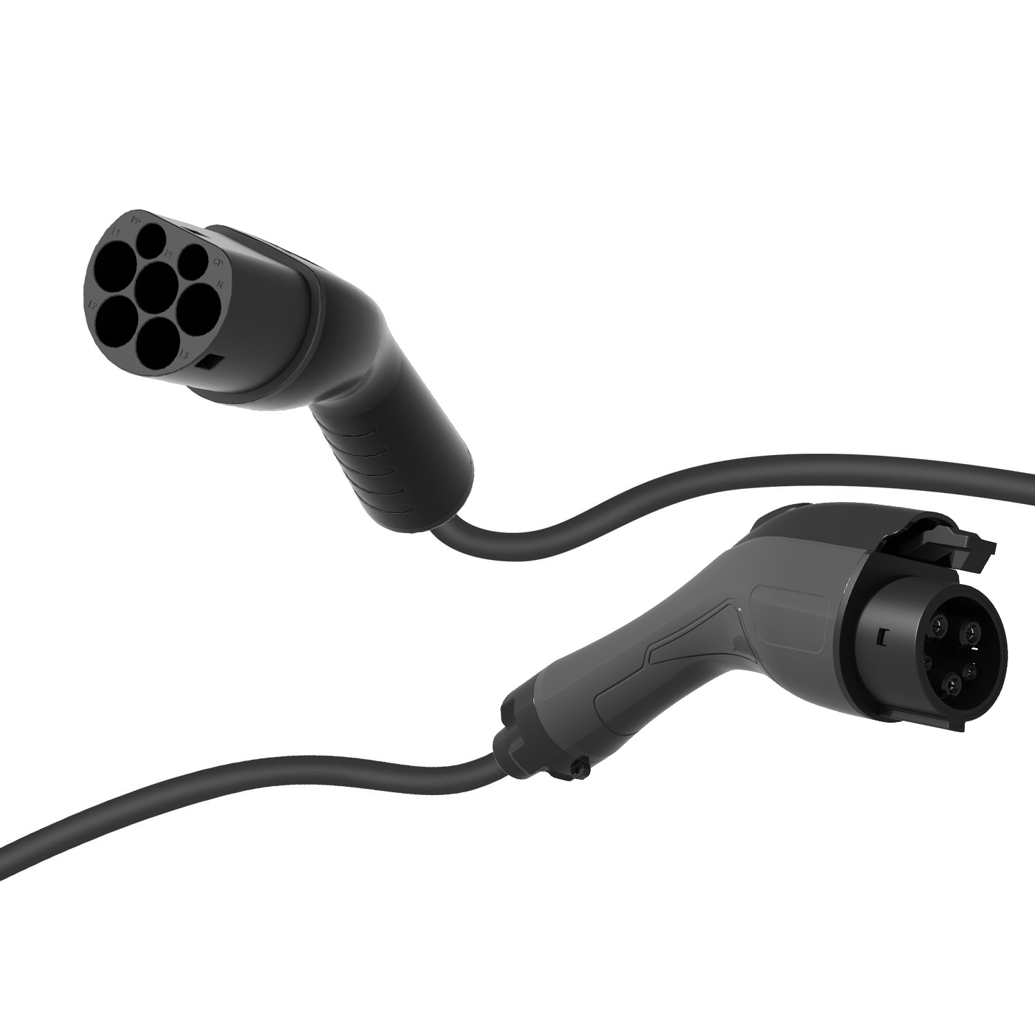 European standard to American standard dual-head charging gun, 7kw extension cable for new energy electric vehicles, 11kw on-board charging gun