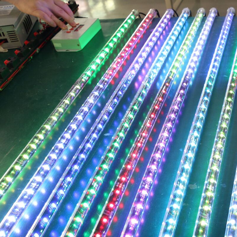 360 ° Waterproof Led Meteor Shower Light String Colorful Light Tube Dmx Full-Color Rgb Tube Light for Mace Jazz Bar