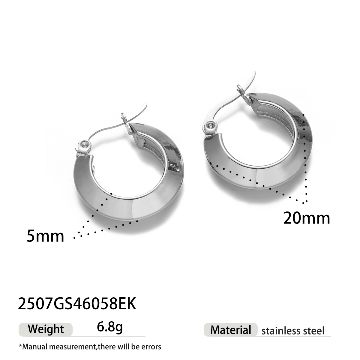 TENA europa y americana pendientes de acero inoxidable lujoso ligero de alto nivel de diseño versátil oro y plata pendientes de doble color joyería explosiva transfronteriza