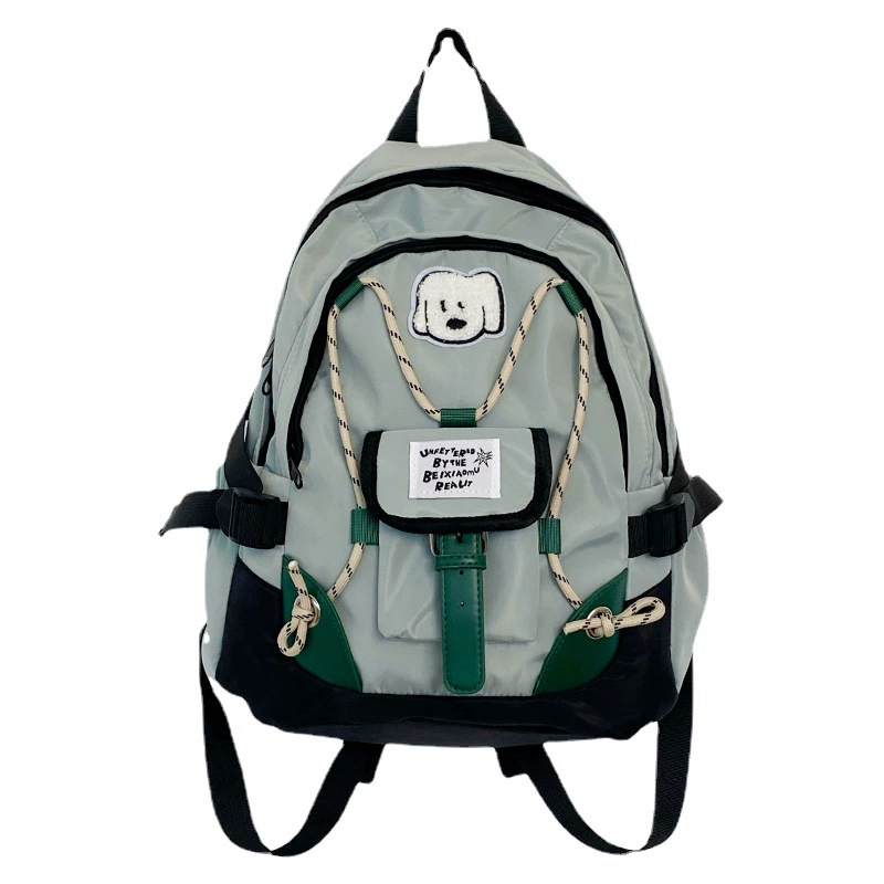 Capacious backpack for leisure for men and women, school bag