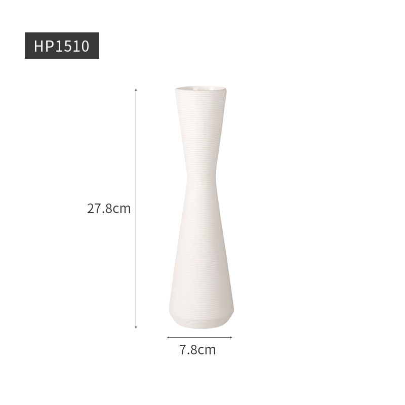 Minimalista moderno inswind creativo artístico de rayas de cerámica vasos de flores de escritorio de la sala de estar decoración de ornamentación