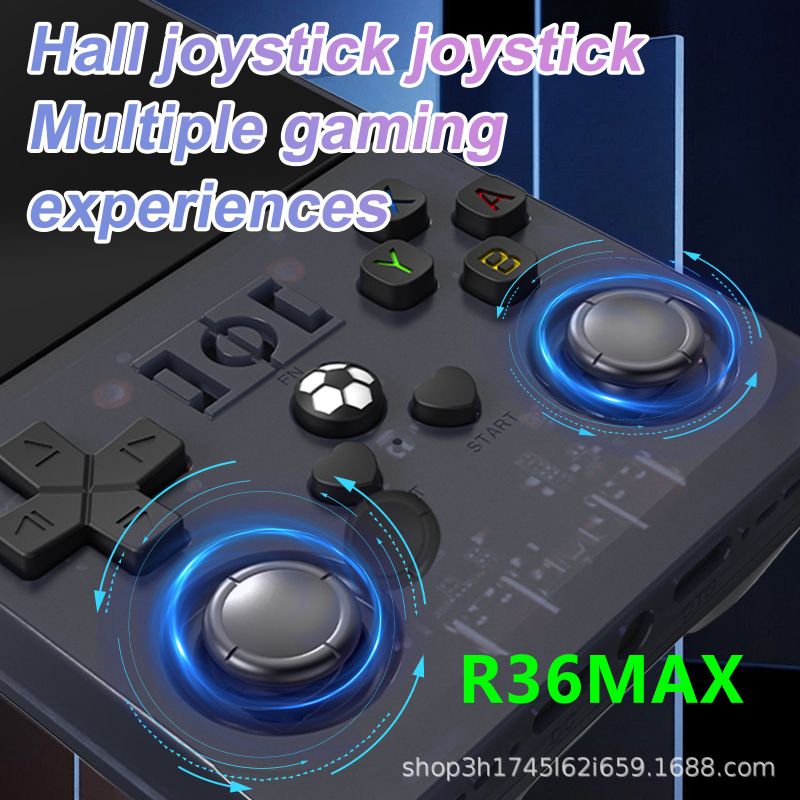クロスボーダー R36S MAX オープンソースハンドヘルドゲームコンソール 4.0inch 大画面 HD 大画面機ポータブルレトロ PSP ゲームコンソール|undefined