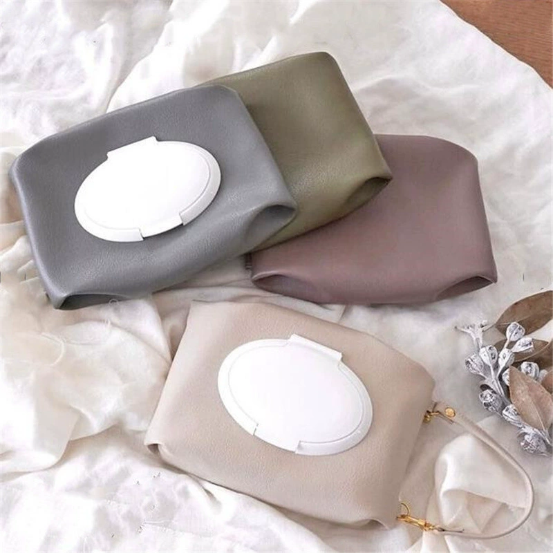 Кожаный подвесной органайзер для влажных салфеток, сумка для хранения салфеток, коробка для салфеток для кемпинга и активного отдыха