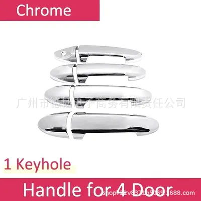 Suitable for 01-12 Ford Escape Mk1 Mk2 Chrome Handle Stickers Ruiji Door Handle Decoration (Portal Wrist) - ordinary-handle
