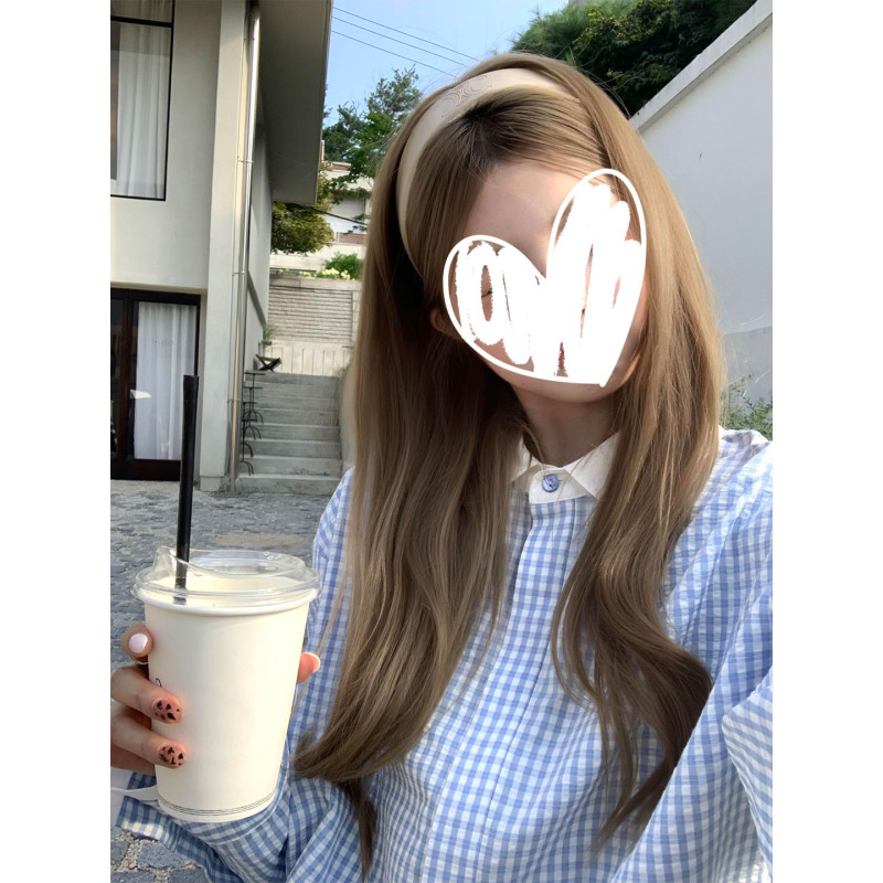 气质清冷感撞色蓝格子翻领长袖衬衫女早秋新款花苞裙短裙两件套装|undefined