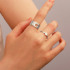 Ring for beloved, brand set suitable for men and women, Aliexpress, on index finger