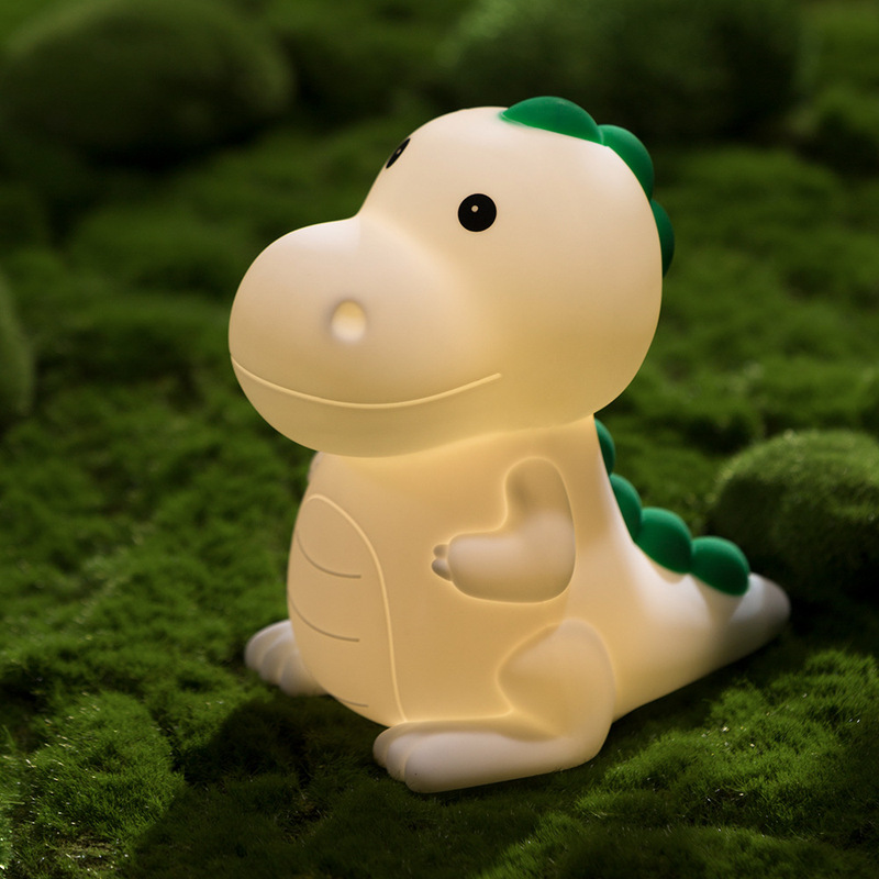 Creative New Colorful Fantasy Unicorn Dinosaur Silicone Night Light Children's Gift with Bedhead Night Light