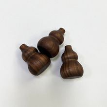 胡桃木汽车香薰摆件福禄葫芦新款车载香水扩香木干鲜花插实木花瓶