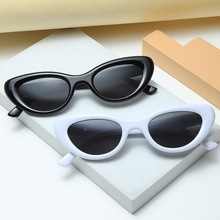 新款网红同款椭圆形小框猫眼墨镜女高级感潮流街拍出游旅行百搭批