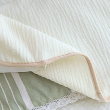 DTB9新生儿童纱布枕巾可固定纯棉吸汗透气婴儿宝宝幼儿园枕头毛巾