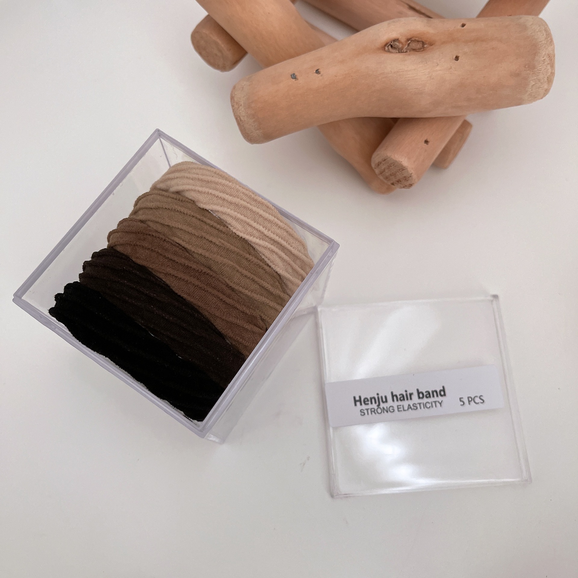 Set de elastice de păr simple și durabile pentru femei_voghion.com