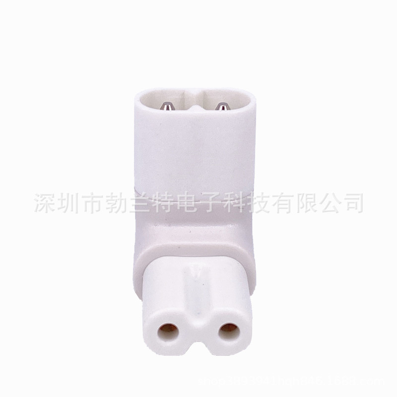 电源适配器转换插头IEC320-C8 TO C7 八字公转母头 上弯头/下弯头