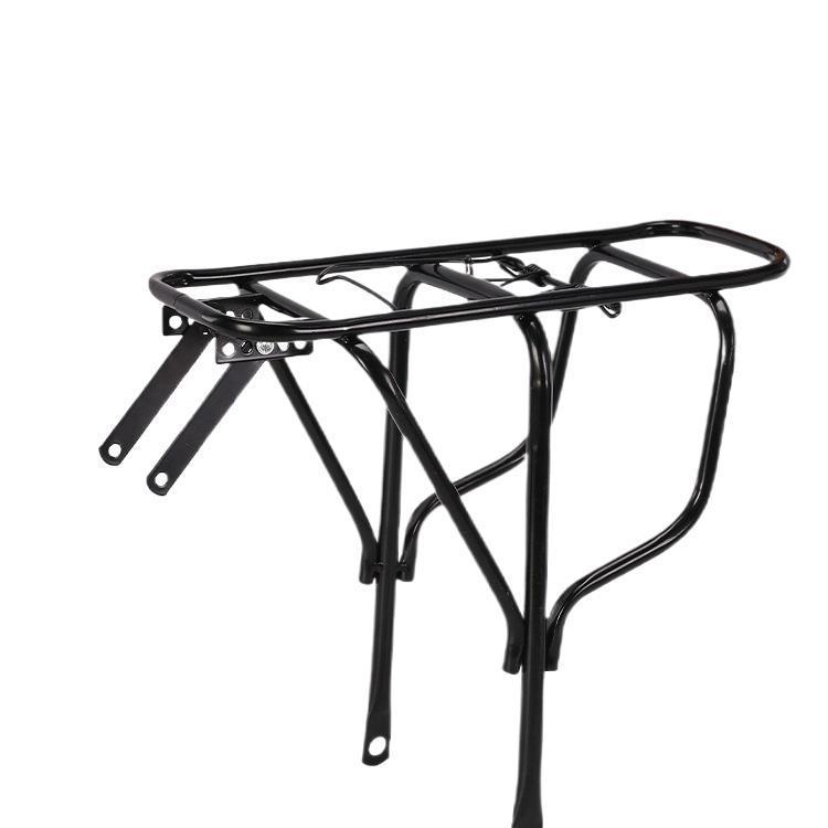 Bicicleta de montaña trasera para personas trasera para niños bicicletas trasera estante de carga plegable trasera percha trasera