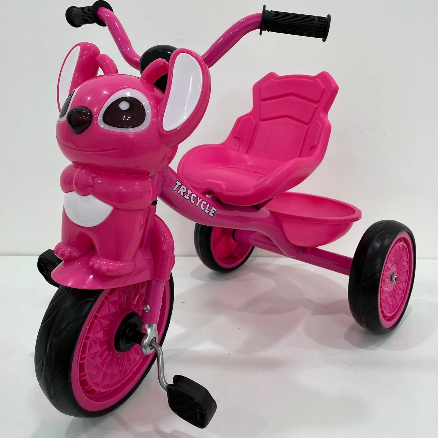 Manufacturer's New Children's Tricycle with Music and Light Bicycle Stroller Pedal Tricycle Stroller Wholesale