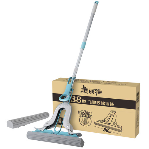 Meiya Feiyi collodion floor mop sponge mop household cleaning aluminum alloy rod collodion mop department store wholesale