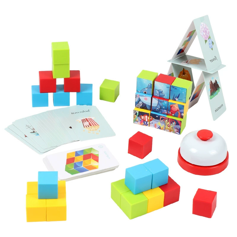 Olympic tower sensorics for training, intellectual quick stack toy, early education, science and technology