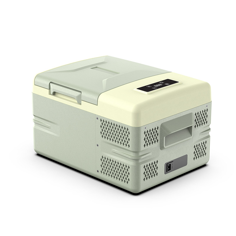 Keyide コンプレッサー小型冷蔵庫 9L 車載・家庭用両用 12V24V 冷凍・冷蔵寮屋外車載冷蔵庫|undefined