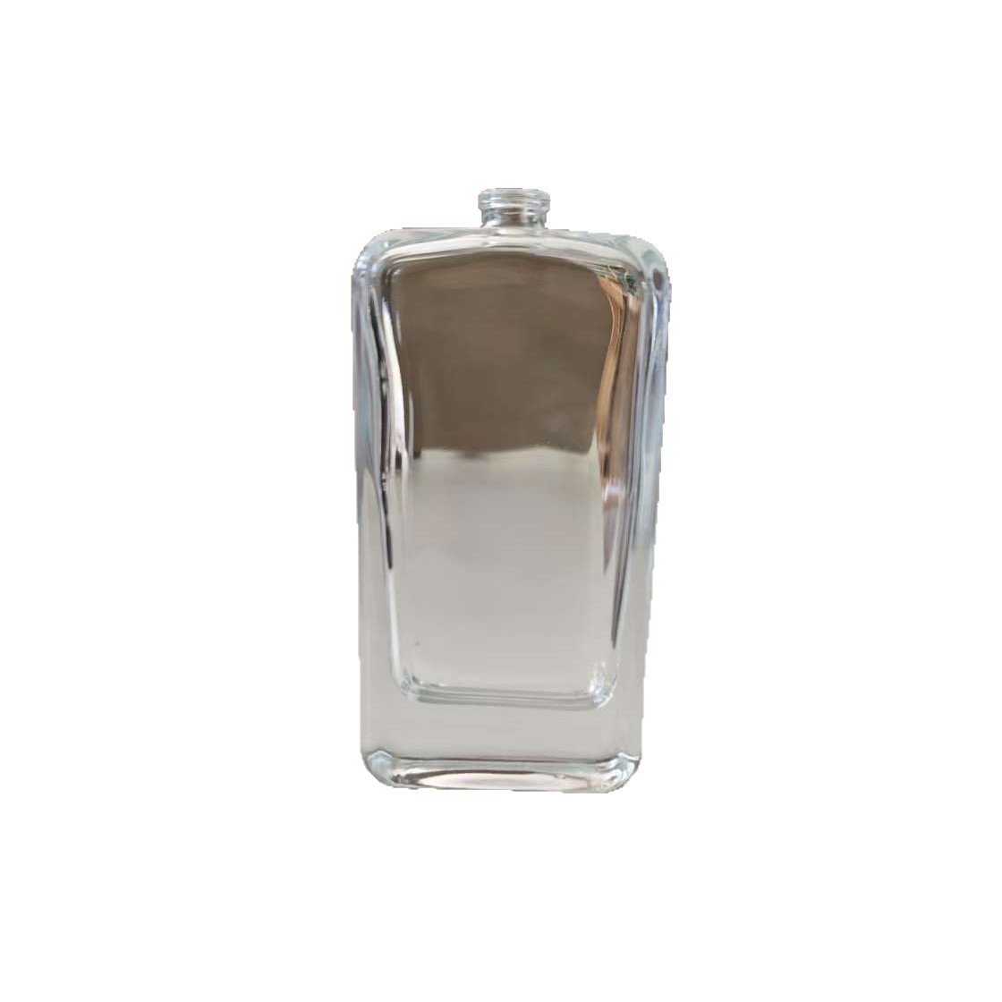 Explosiones transfronterizas botellas cuadradas de hombro redondo 100ml 15 botellas de vidrio de perfumes bayonet botellas de vidrio pulverización transparente