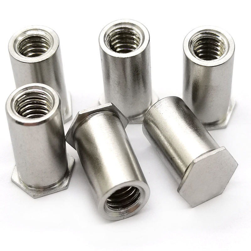 现货批发4.2底孔压铆螺杆BSOS-M3-9 304不锈钢螺柱 五金盲孔螺丝