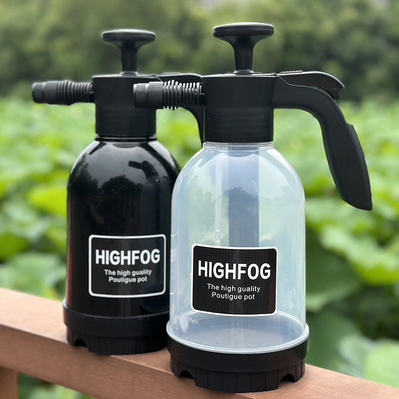 New four-hole acid and alkali resistant self-cleaning plain watering can gardening watering can household cleaning fan-shaped atomization watering can