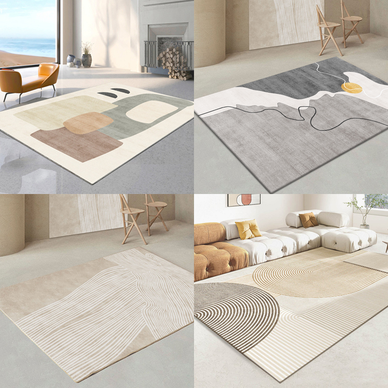 Carpet for living room 2026 new model, thickened, light luxury, high-end feel, sofa and coffee table floor mat, washable and easy to clean, bedroom bedside rug Carpet for living room 2026 new model, thickened, light luxury, high-end feel, sofa and coffee table floor mat, washable and easy to clean, bedroom bedside rug