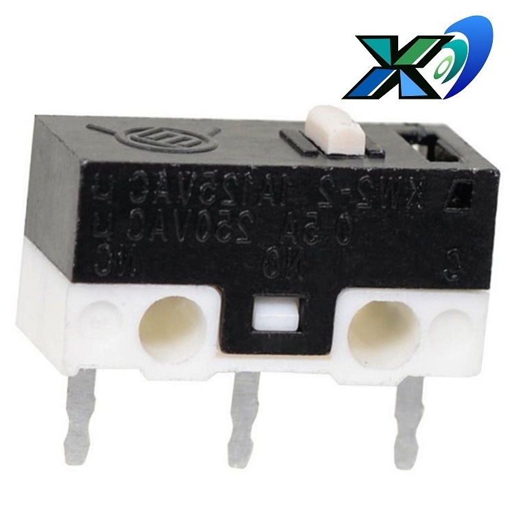 批发鼠标开关直脚3脚  常开微动开关无柄   微动开关常开 常闭