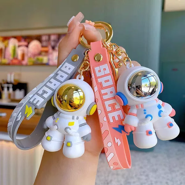 Cross-border Astronaut Keychain Astronaut Cartoon Doll Men and Women Couple Bag Car Pendant Doll Machine Doll