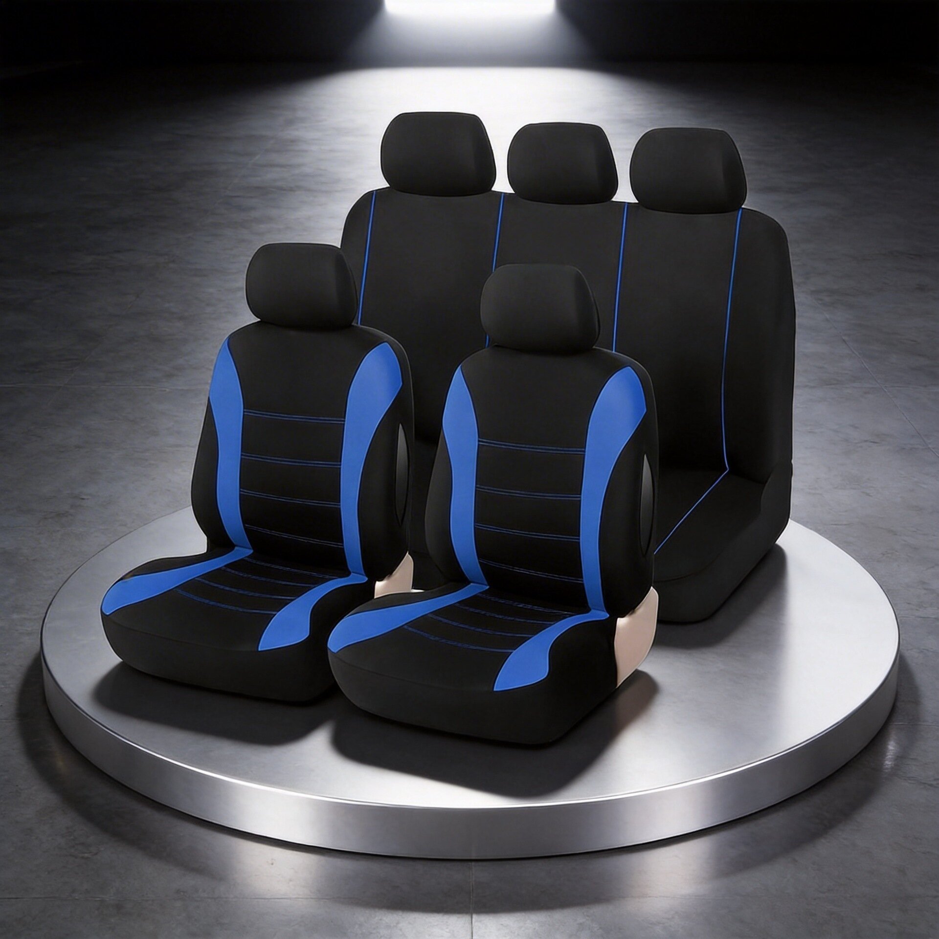 Cross-Border Best-Selling Mexican Temu Double-Stitched Style Car Seat Covers, Universal for All Seasons, Car Seat Covers and Cushions