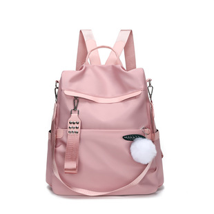 New Women's Bag Nylon Oxford Cloth Backpack Fashionable Simple Commuter Bag Single Shoulder Strap Large Capacity Casual Travel Bag