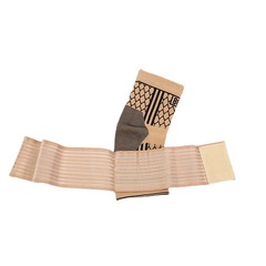 Ankle Lock Support Wrap for Basketball, Knitted Ankle Compression Band for Warmth and Support