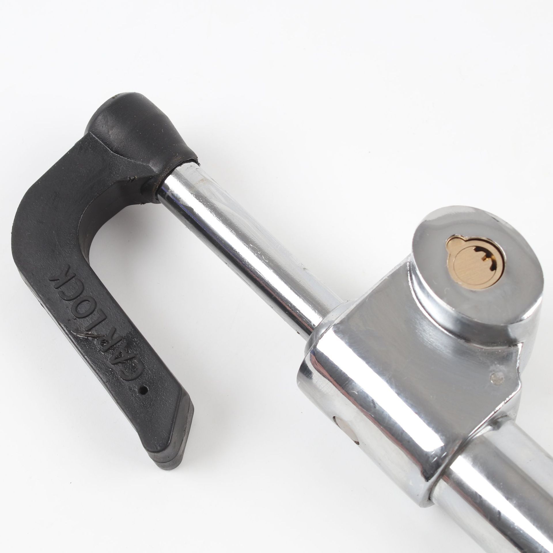 Car Lock, Throttle Lock, Clutch Lock, Car Steering Wheel Lock, Aluminum Alloy Self-Defense Anti-Theft Lock, Three-Section Lock Hook Lock