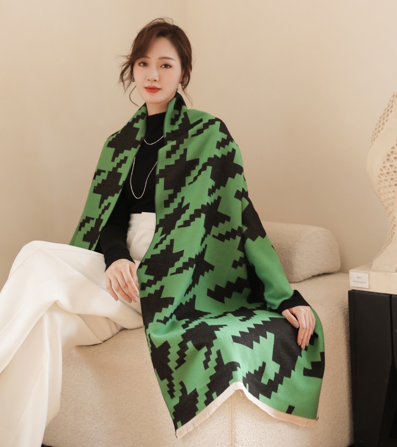 기하학적 녹색