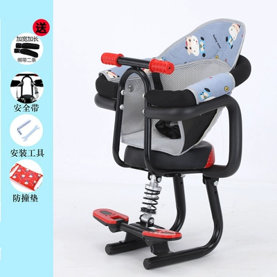 for Electric Motorcycles and Small Spaces, Child seat shed - 903blackdouble-fencestrapsback-cushion-default-item
