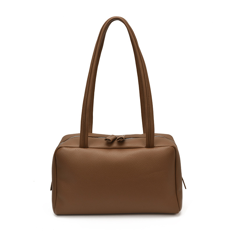 Bolso para mujeres 2026 nuevo nicho coreano litchi pattern commuting versátil bolso de hombro portátil brazo bolso casual
