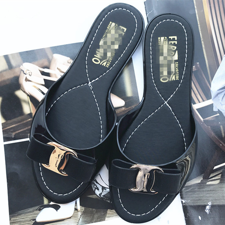 2021 Fei's New Fish Mouth Women's Sandals Fashionable Bow Flats Women's Shoes Export Cross-Border E-Commerce Jelly Women's Shoes 2021 Fei's New Fish Mouth Women's Sandals Fashionable Bow Flats Women's Shoes Export Cross-Border E-Commerce Jelly Women's Shoes