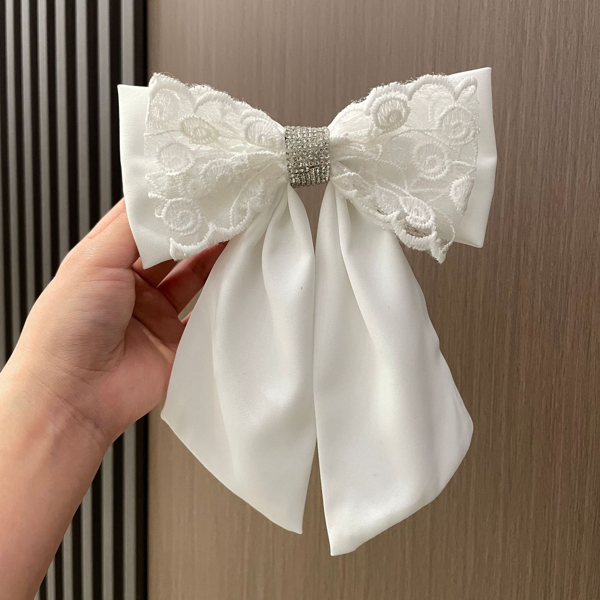 Holiday Occasion Cloth Material Sweet Women's Bow Knot Cloth Hair Clip