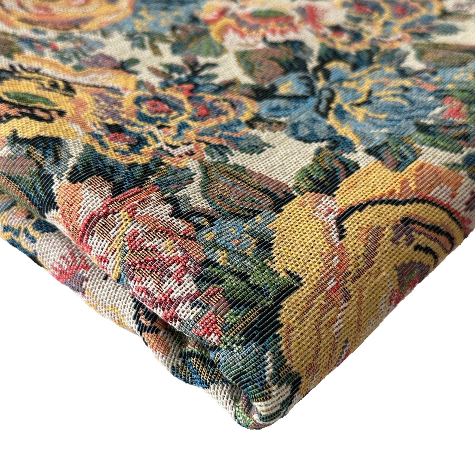 Nuevo estilo retro tela jacquard de alta precisión DIY mesa de mesa bandeja envuelta pecho zapatos superiores bolsa falda ropa de mujer