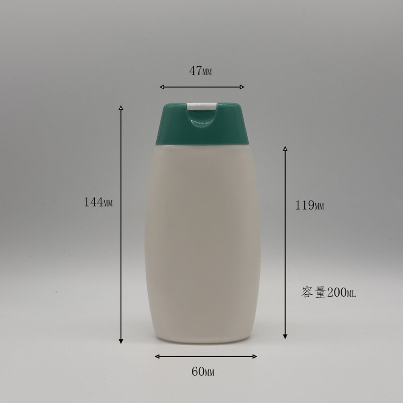 スポットpe200mlシャンプー入浴剤日化洗浄保護包材瓶異形平瓶2色カバー瓶|undefined