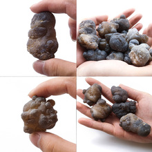 跨境货源 玛瑙自然生长形状各异小原石把玩件小摆件矿物标本 批发
