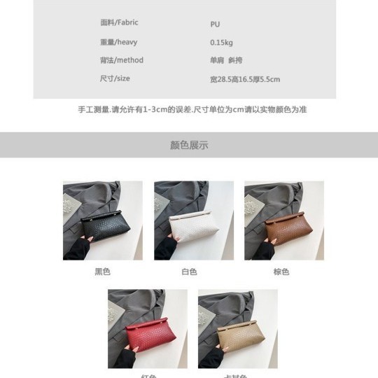 Bolsa de mano casual universal transfronteriza para mujeres nueva moda coreana simple bolsa de almohada de viaje