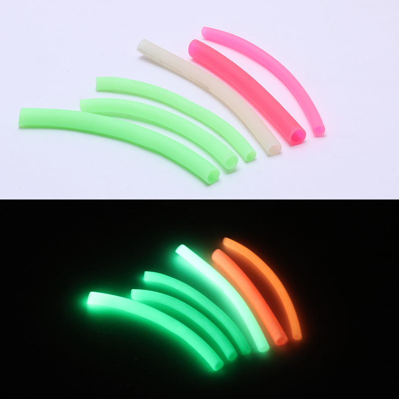 String hook fluorescent luminous soft hose fish lure sleeve luminous tube anti-winding hose fishing line pipe sea fishing accessories String hook fluorescent luminous soft hose fish lure sleeve luminous tube anti-winding hose fishing line pipe sea fishing accessories