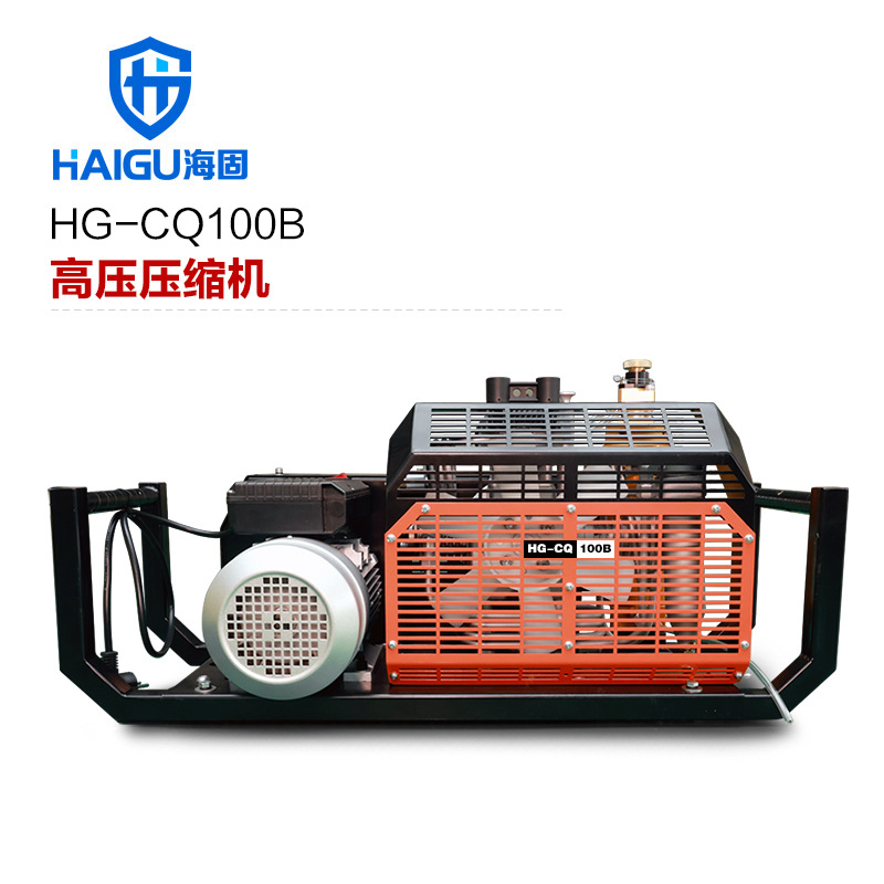新款海固100B高压呼吸空气压缩机充气泵厂家直销 呼吸空气压缩机